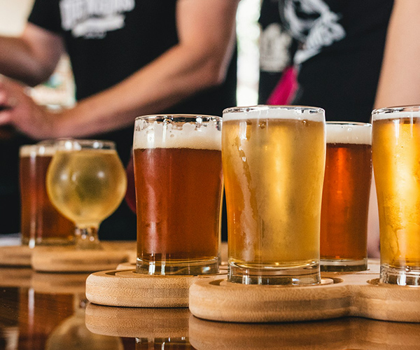 Beer flights with friends