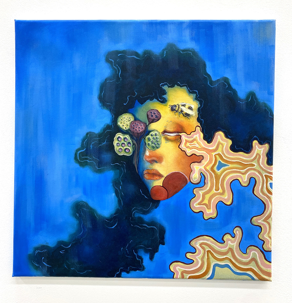 Untitled, 22 x 24 in. Oil on canvas. 2020