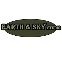 Oval logo design for Earth & Sky Studio