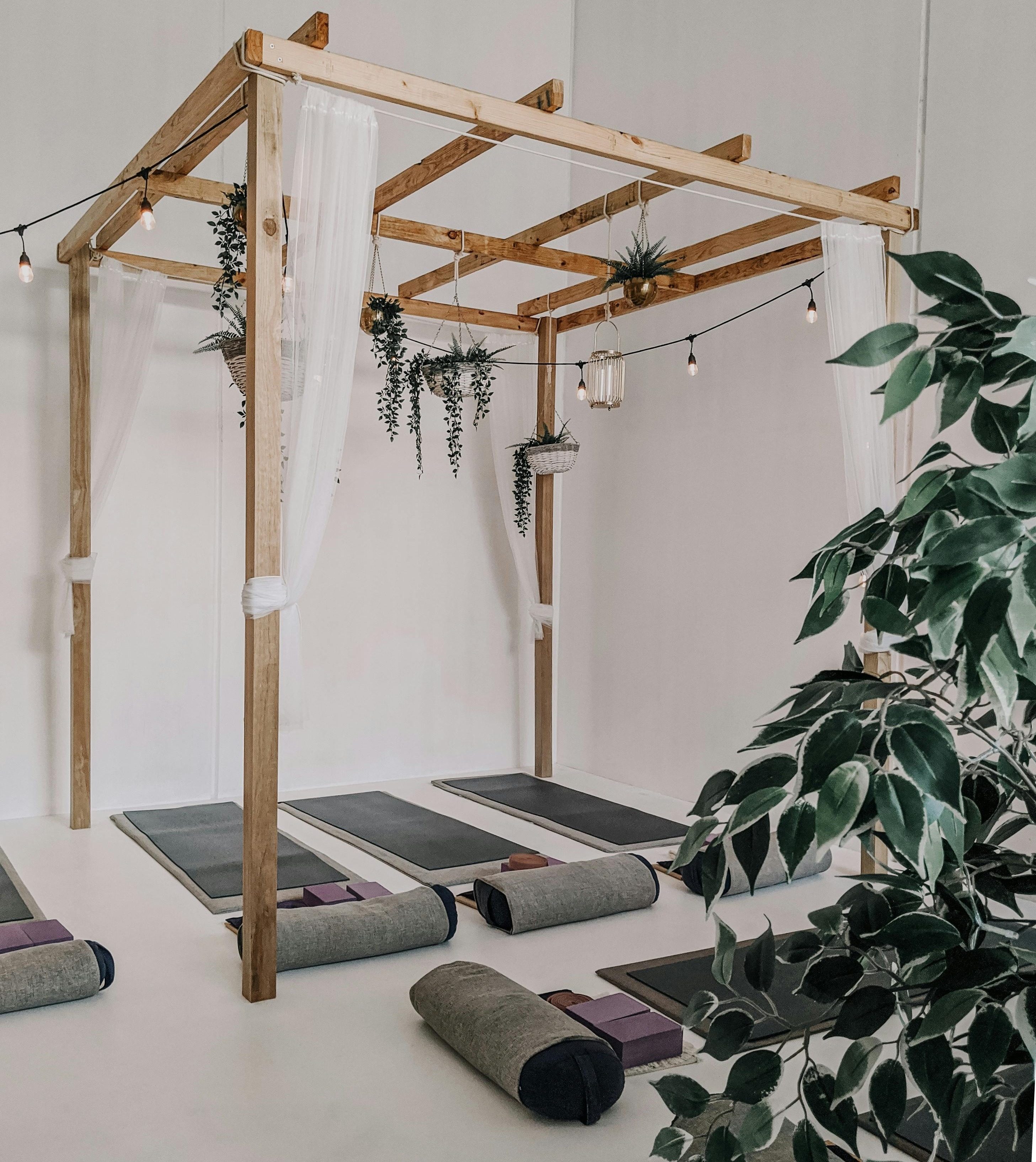 Yoga studio interior