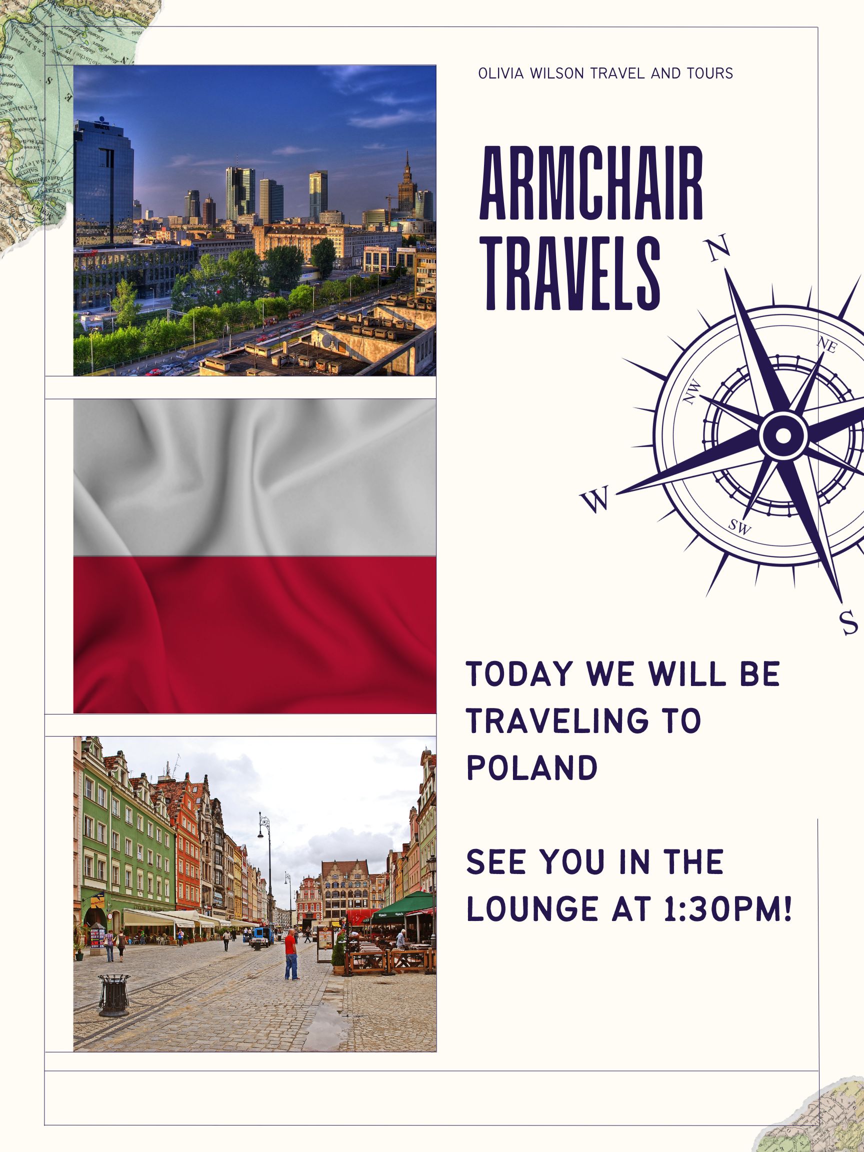 Travel marketing poster