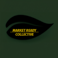 Market Ready Collective luxury dark green logo with black leaf